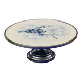 Ceramic and metal stand cake display 1930s