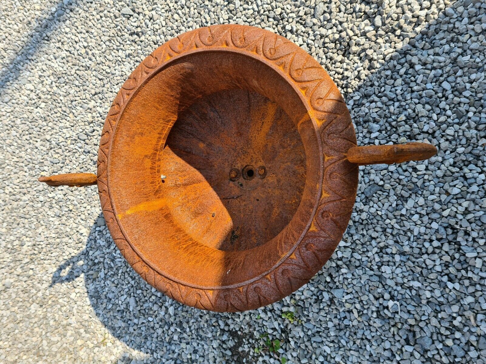 cast iron-eared medici vase