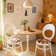 set of 2 restored Baumann Mouette chairs