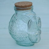 Vintage fish jar with cork from the brand SVE made in Italy