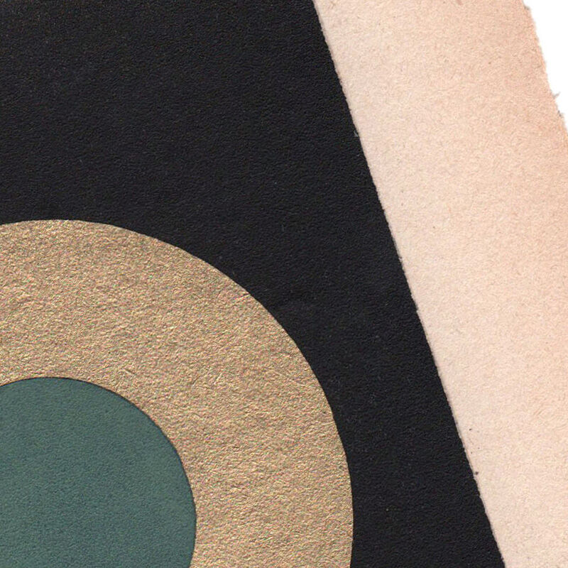 Collage on dated and signed paper without frame 52c