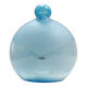 Round Cyan Murano Glass Bottle by Alfredo Barbini, Italy, 1980s