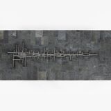 Rare brutalist Brazilian stone coffee table by Pia Manu, ca. 1960