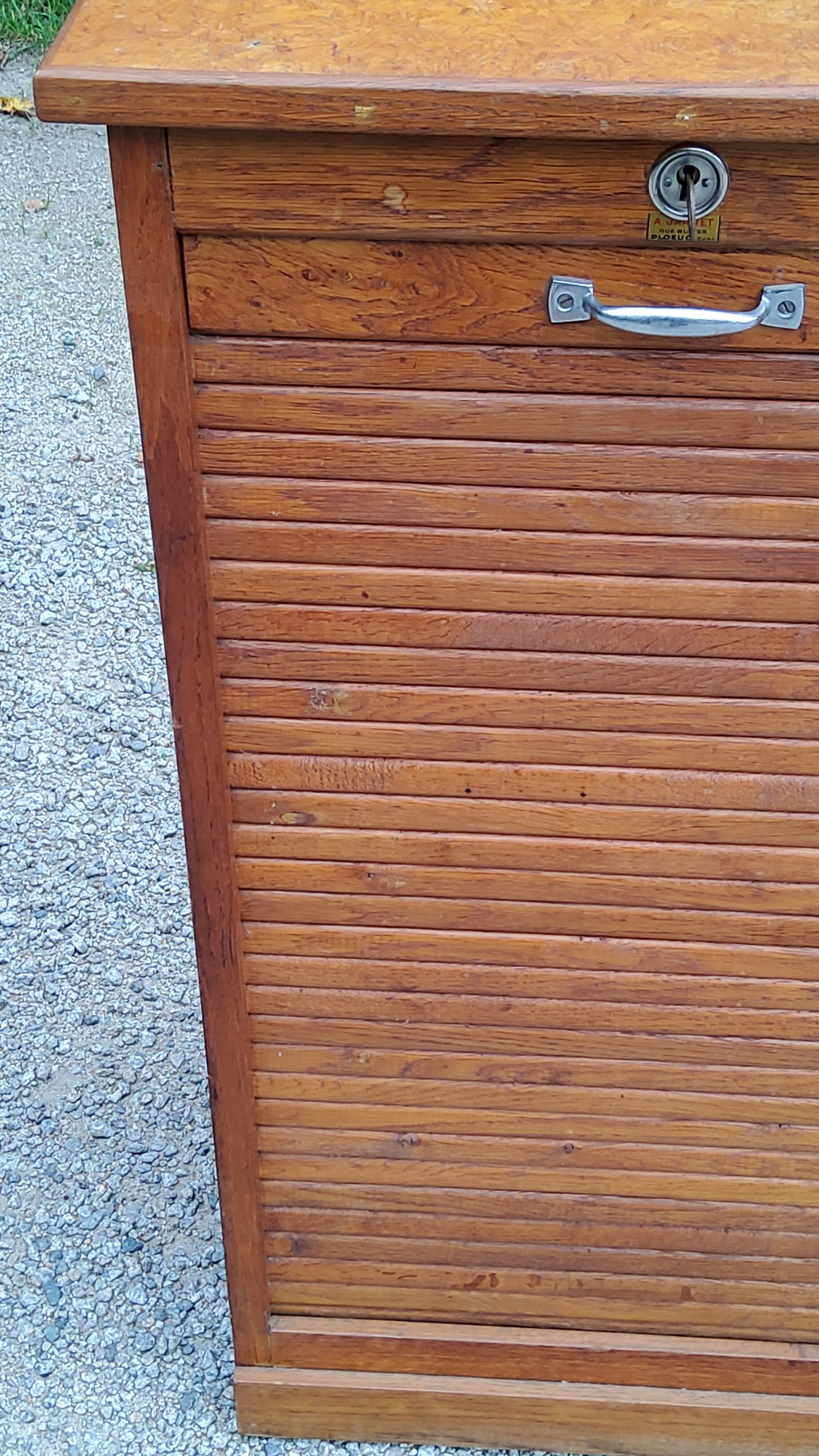 Oak curtain binder from the 50s a.jarnet