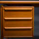 Mid-Century Teak Freestanding Desk from GV Møbler, 1970s