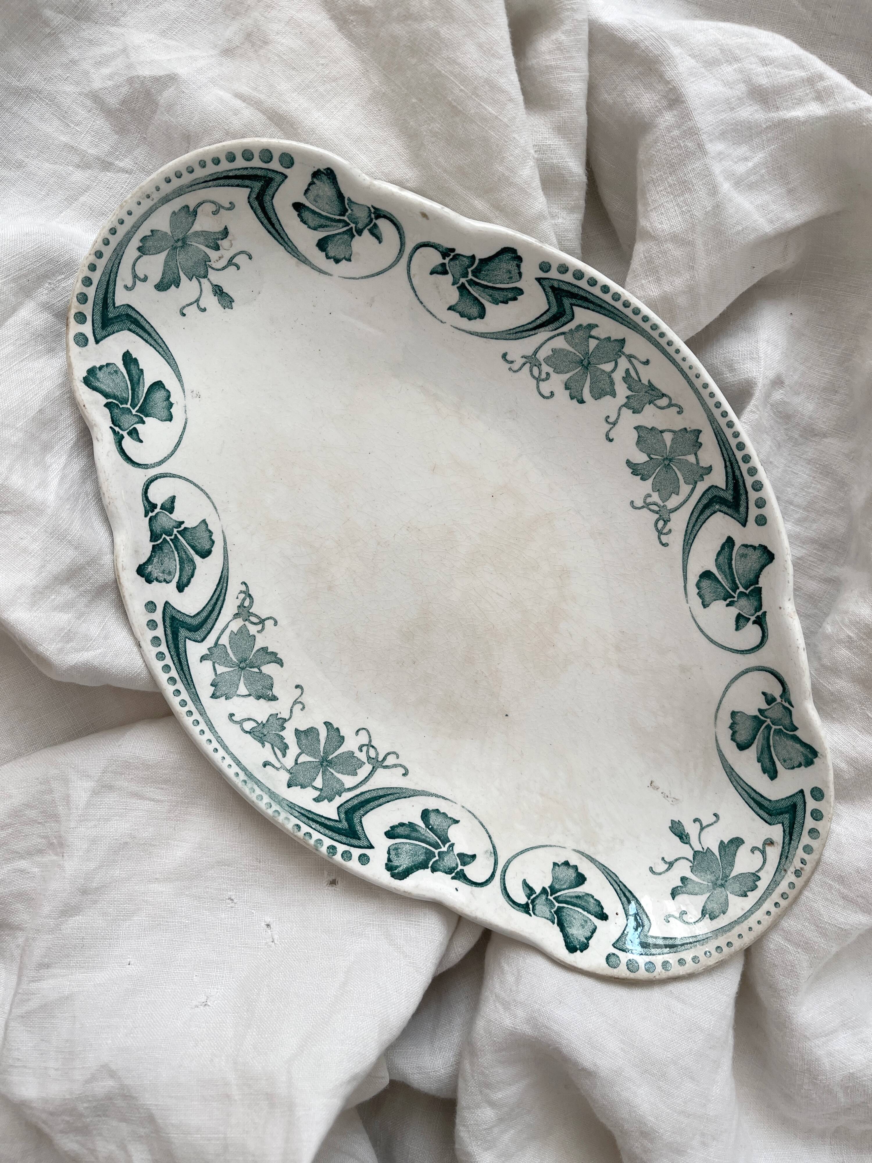 Ironware dish "Lucy" KG Lunéville circa 1900