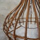 1960s rattan pendant light