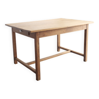 Table ancienne en chêne rénovée