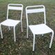 Duo de chaises de terrasse