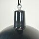 Industrial dark blue enamel pendant lamp from emax, 1960s