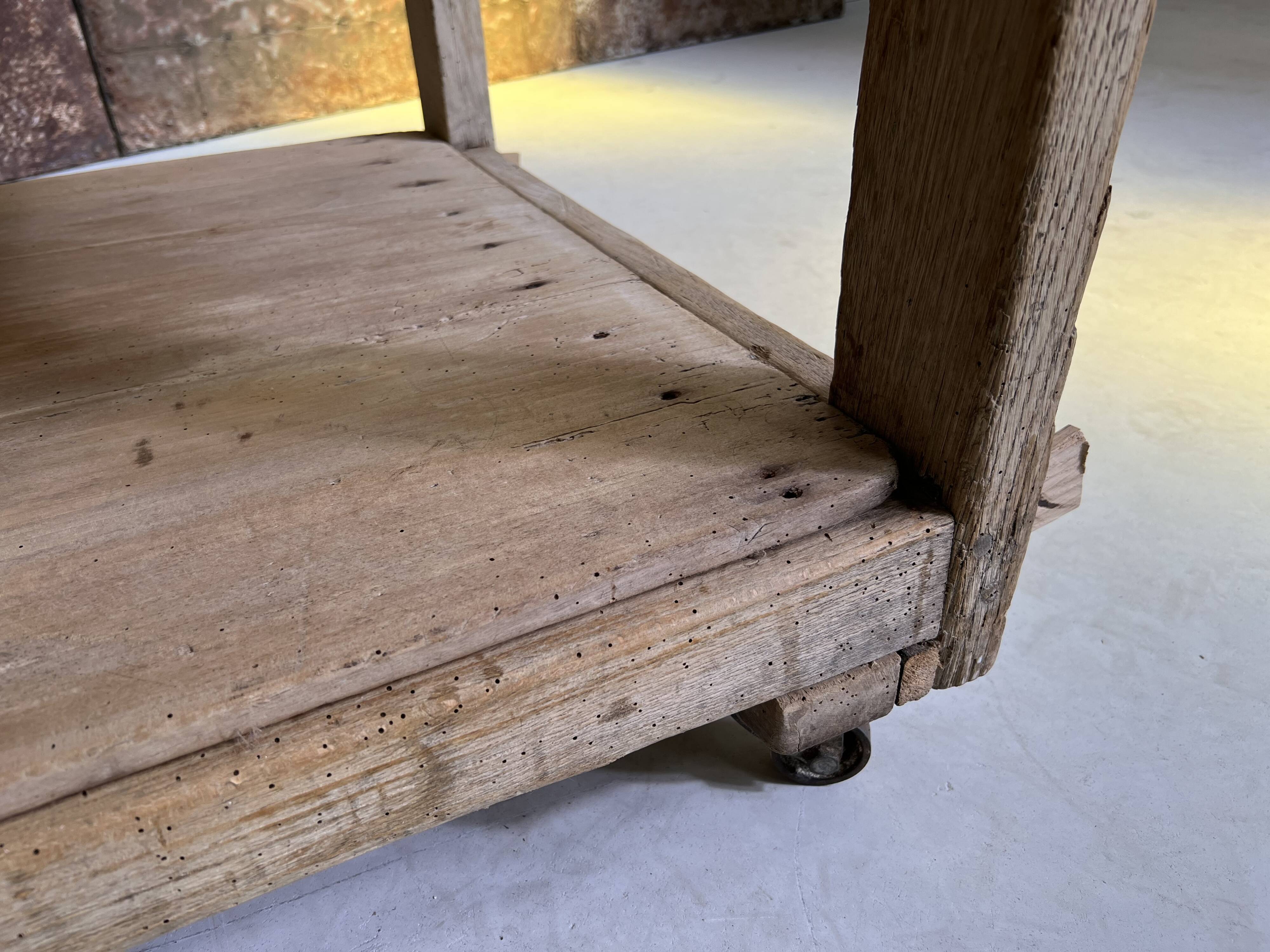 Old light wood mixer