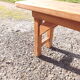 Pine bench
