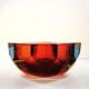 1960s Octagonal Multi-faceted Ashtray in Uranium Murano Glass