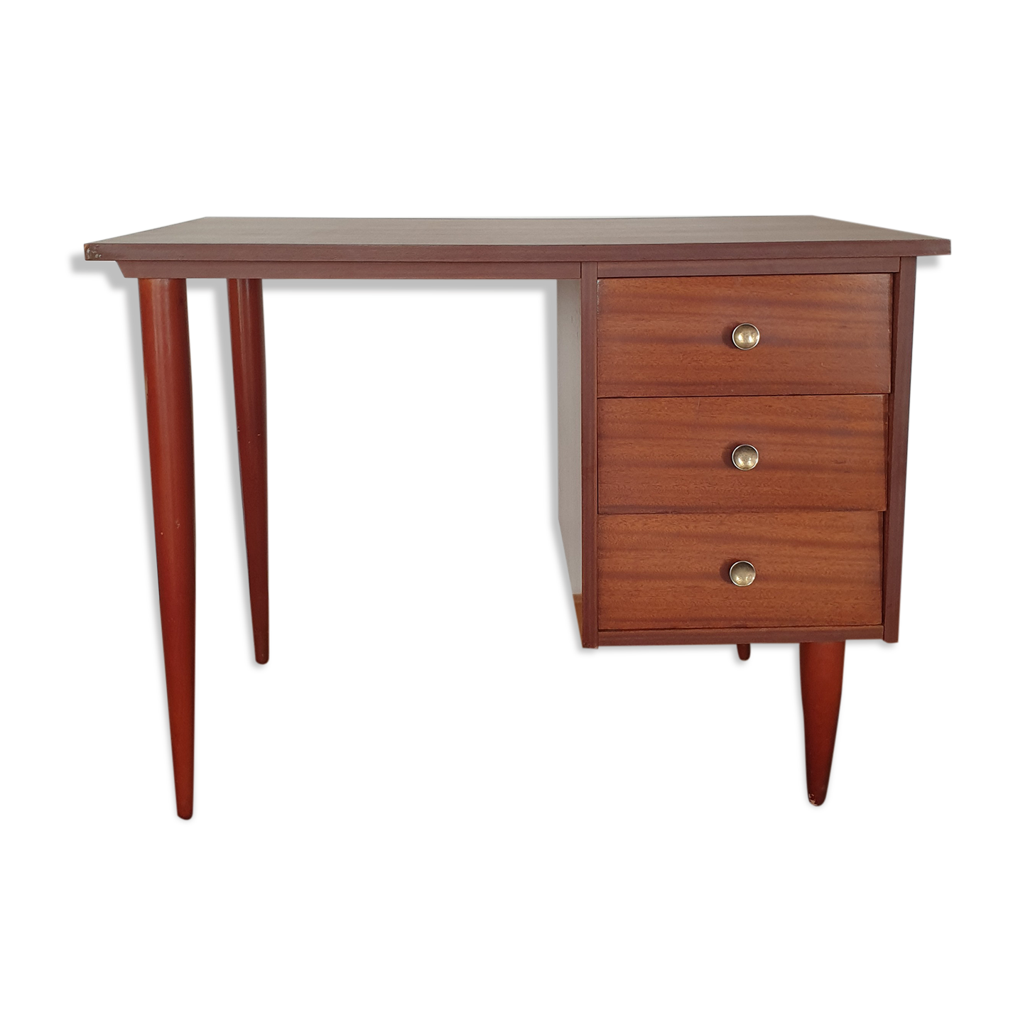 Vintage teak desk 60s