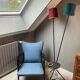 2 vintage armchairs