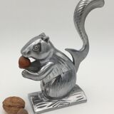 Nutcrackers, vintage nutcrackers squirrel shape, aluminum - 20th century