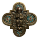 Christ in Majesty - bronze plaque