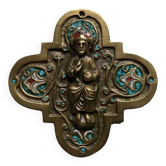 Christ in Majesty - bronze plaque