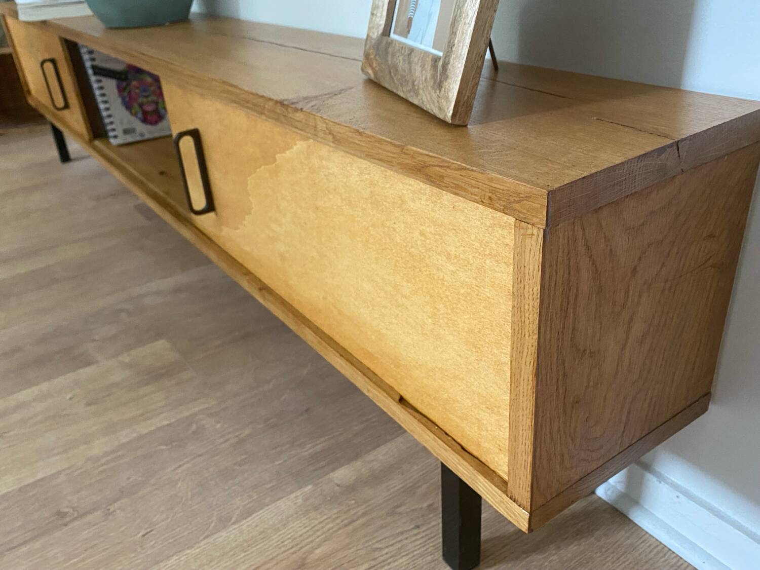 Light oak solid wood sideboard