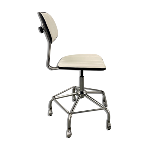 chaise de bureau en chrome
