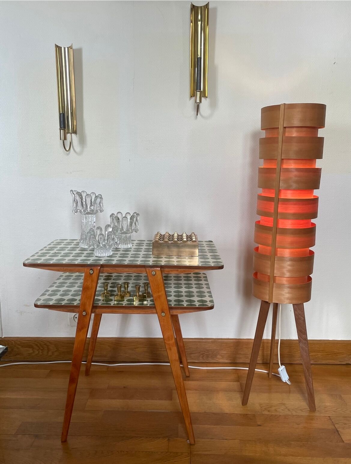 Table & lamp by H-A Jakobsson 1960