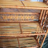 Small rattan shelf