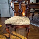 Superb Victorian mahogany extending table with 12 chairs – Late 19th century