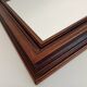 Miroir vintage en bois massif, années 60-70
