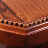 Table basse Art déco française en bois de rose c 1920