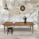 Table de ferme vintage en bois brut