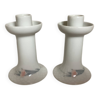 Pair of 80s candlesticks