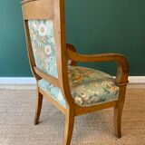 Suite of three antique armchairs