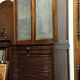 Professional furniture: bookcase with solid wood blind filing cabinet circa 1880