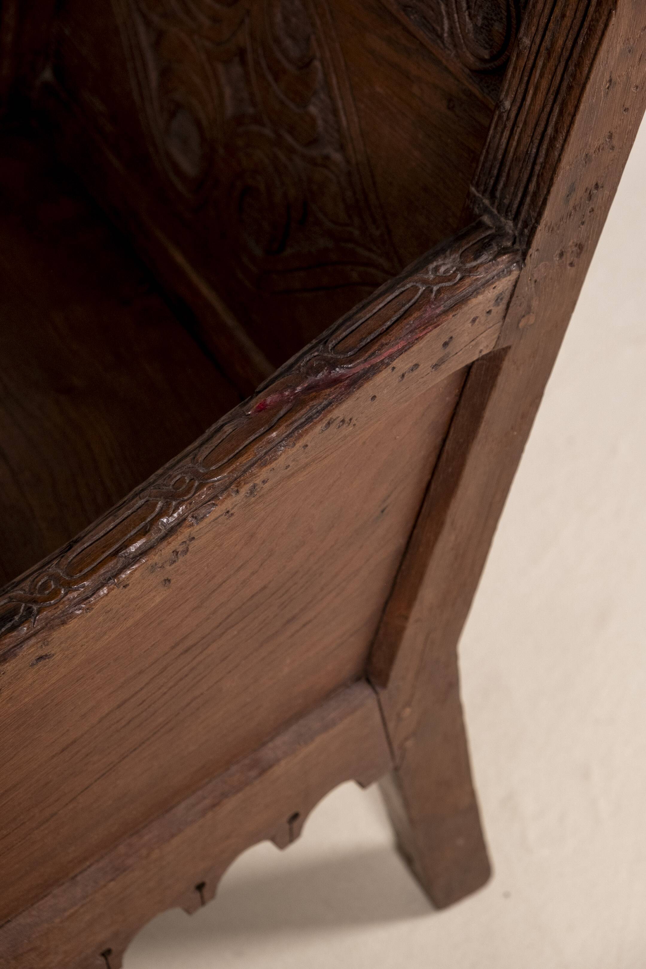 Early 19th Century Oak Wainscot Chair