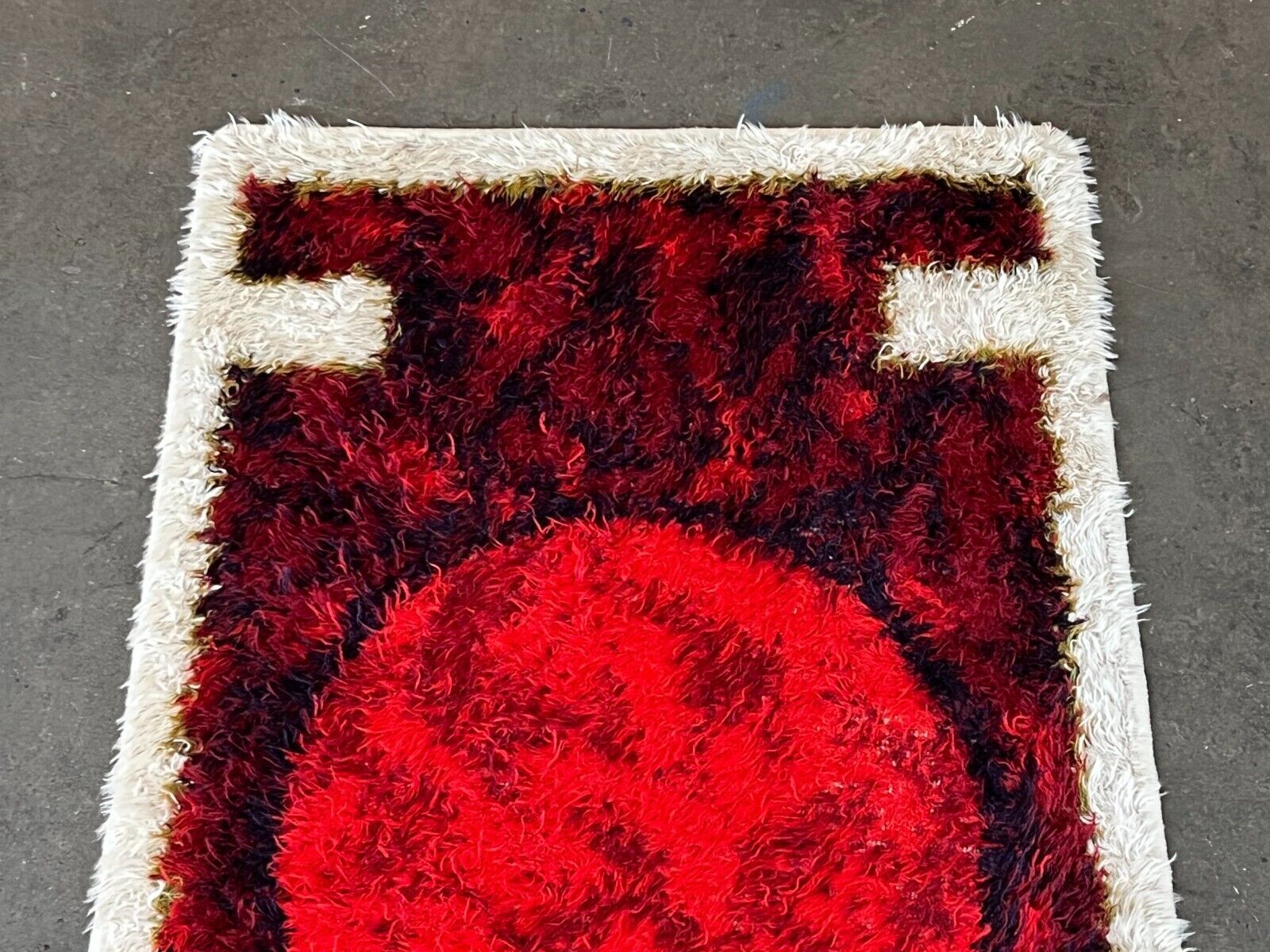 60s 70s rug carpet by Hojer Eksport Denmark