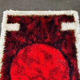 60s 70s rug carpet by Hojer Eksport Denmark