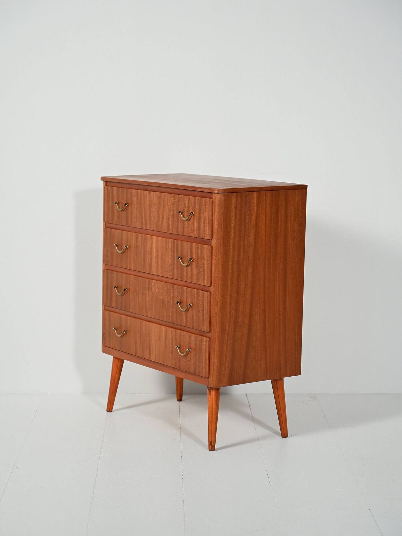 Scandinavian mahogany chest of drawers, 1950s