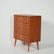 Scandinavian mahogany chest of drawers, 1950s