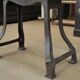 Industrial Console Fonte 1930 blue stone tray