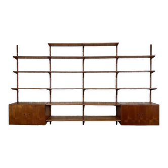 60s 70s teak wall shelves by Thygesen & Sørensen for Furniture Denmark