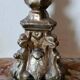 Ancien Chandelier En Bois Sculpté Style Baroque Fine 600 Toscane
