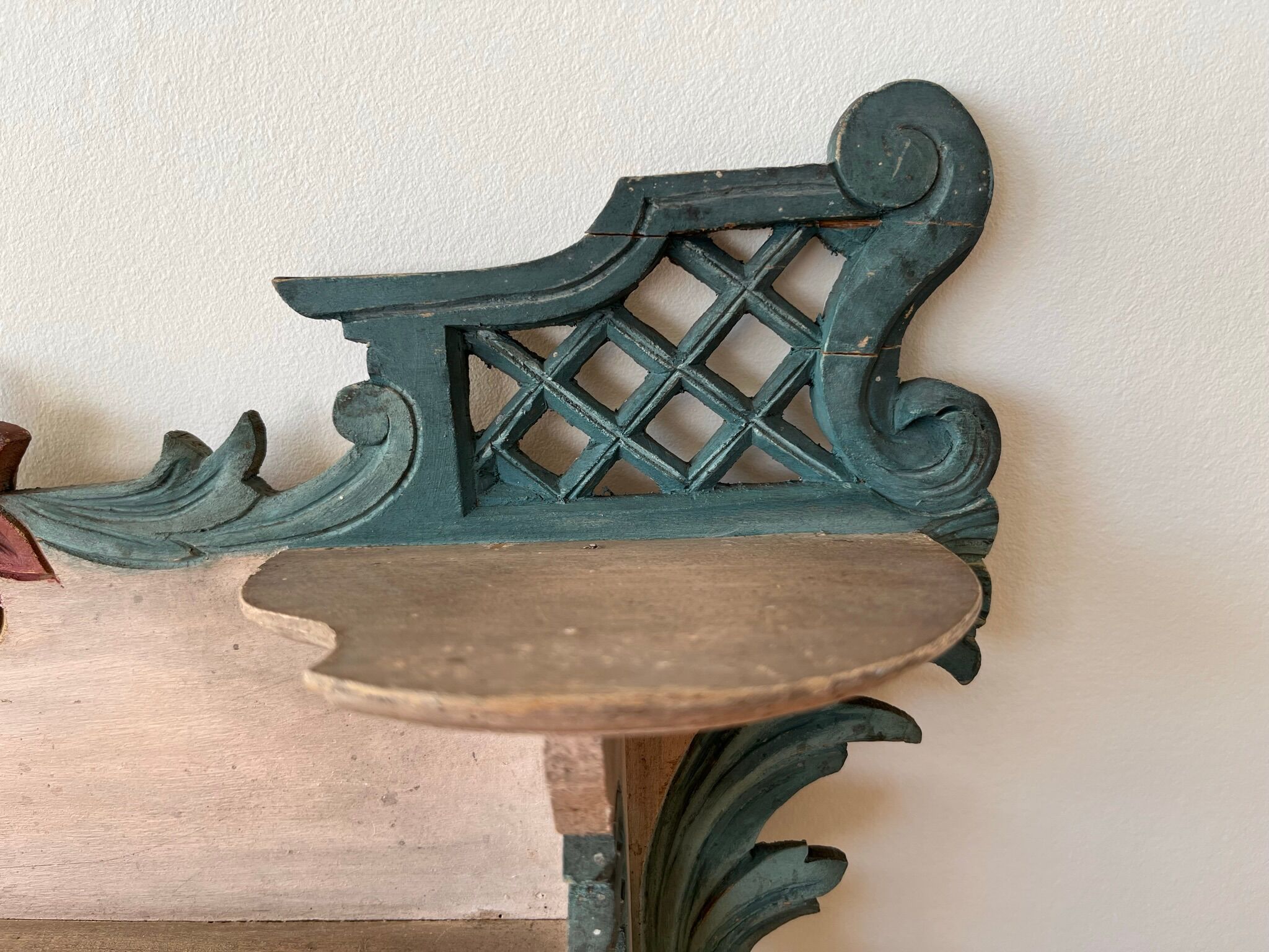 Old wall shelf