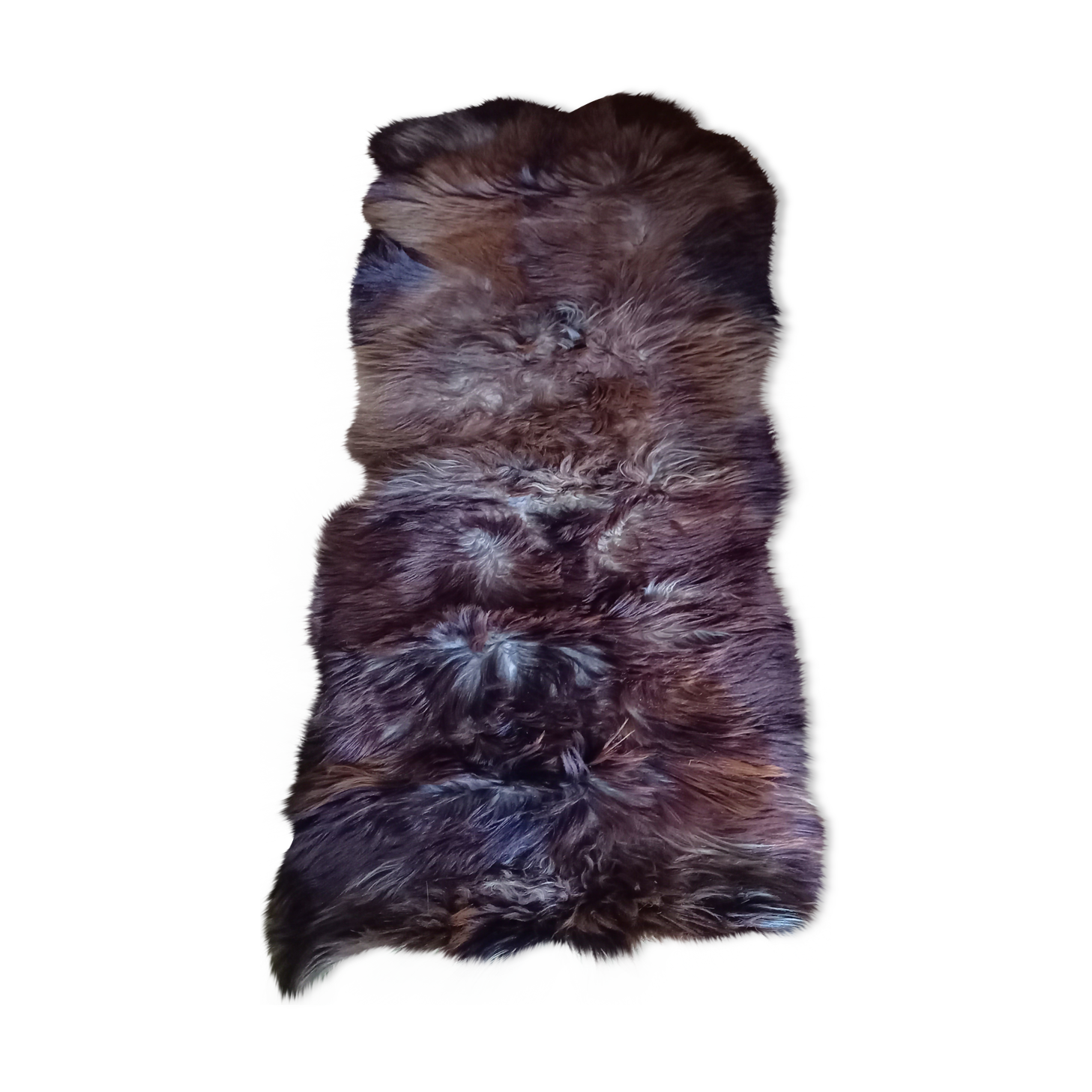 Long-haired goatskin mats