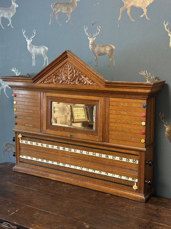 Tableau d'affichage pour billard ou snooker