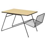 Black and yellow coffee table by Gastone Rinaldi
