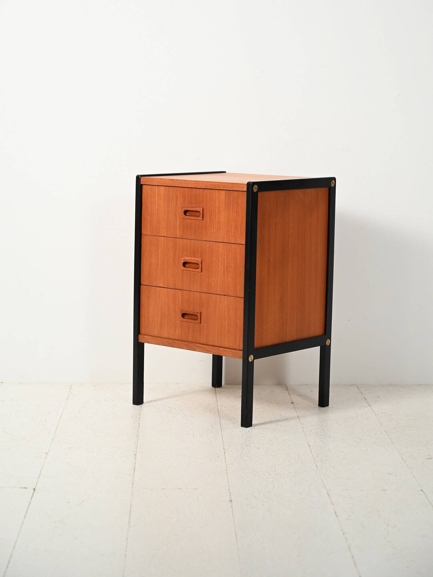 Small Scandinavian chest with black frames by Bodafors