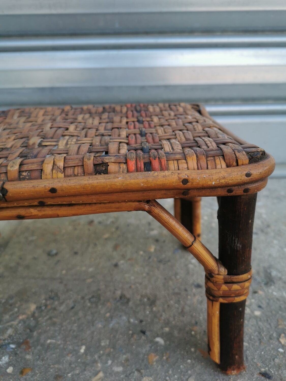 Rattan stool