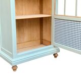 Antique celadon glass Parisian wardrobe H162