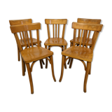 5 Baumann bistro chairs from the 1950s