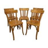 5 Baumann bistro chairs from the 1950s